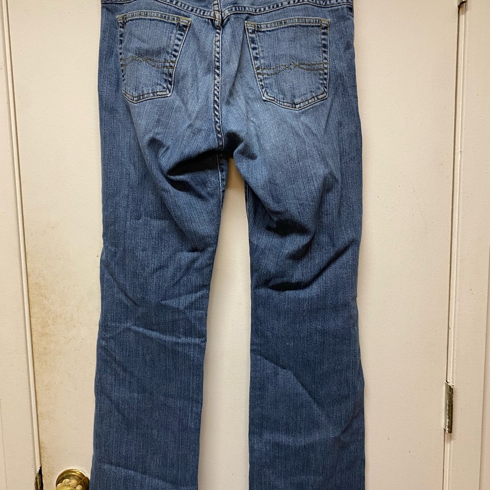 Lucky Brand Women’s Relaxed Jeans - Blue Boot Cit Size 10 Button Fly